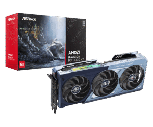 ASRock AMD Radeon RX 9070 XT Monster Hunter Wilds Edition 16GB GDDR6 256-bit PCIe 5.0 - RX9070XT MH 16G