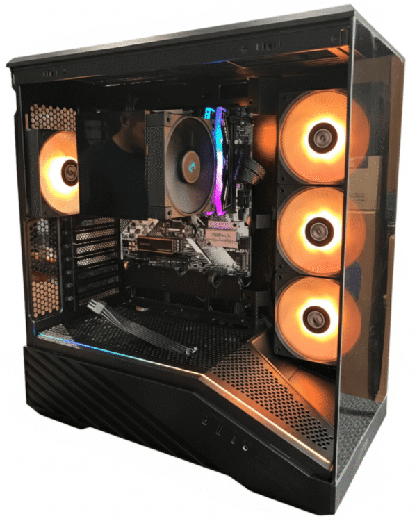 Radiant | Ryzen 7 7700 Content Creation Desktop PC with 32GB DDR5, 2TB NVMe SSD & 27" 180Hz QHD Monitor