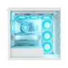 ARCTIC Xtender White E-ATX Panorama Case Clear Glass Dual 420mm Radiator Support 5x A-RGB Fans - ACPCC00014A