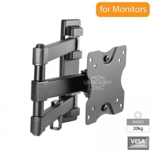 Brateck LDA21 Full-Motion TV Wall Mount 13-27 Inch up to 20kg - Brateck-LDA21-112