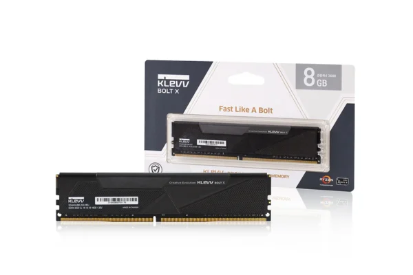 Klevv Bolt X DDR4 8GB (8GBx1) 3600MT/s Desktop Memory - KD48GUA60-36A180T