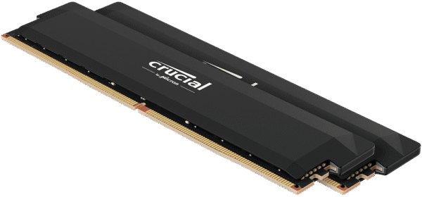 crucial-ddr5-pro-overclocking-kit-dynamic-right-view Crucial Pro 32GB (2x16GB) DDR5-6000 CL40 UDIMM White - CP2K32G60C40U5U