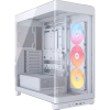 CORSAIR FRAME 4500X RS-R ARGB Curved Tempered Glass Mid-Tower White - CS-CC-9011315-WW