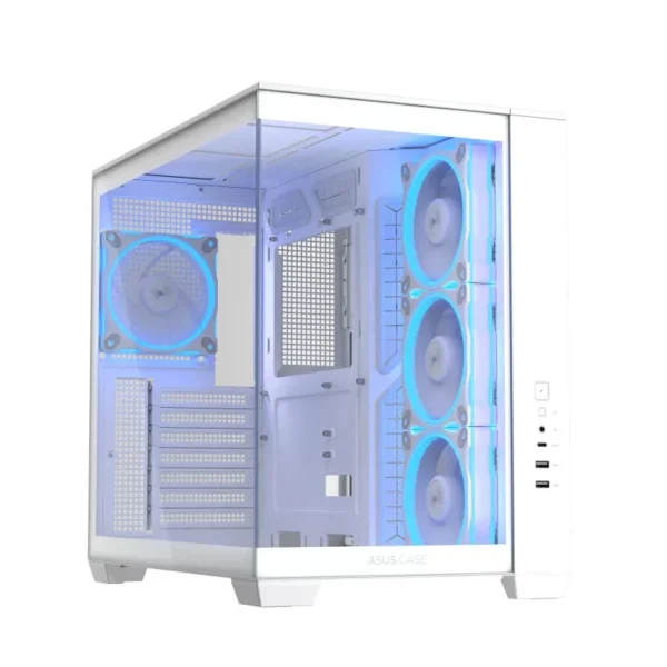 ASUS A32 PLUS 270-Degree Panoramic Glass Mid-Tower White - A32 PLUS TG ARGB WHITE