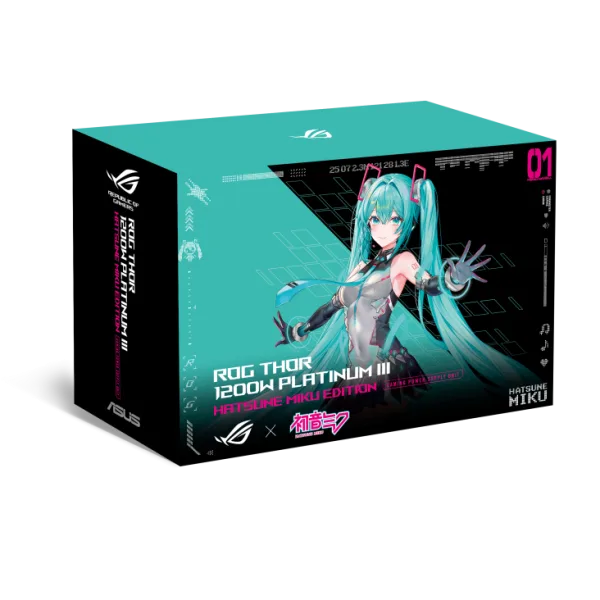Asus ROG Thor 1200W Platinum III Hatsune Miku Edition, ATX 3.1