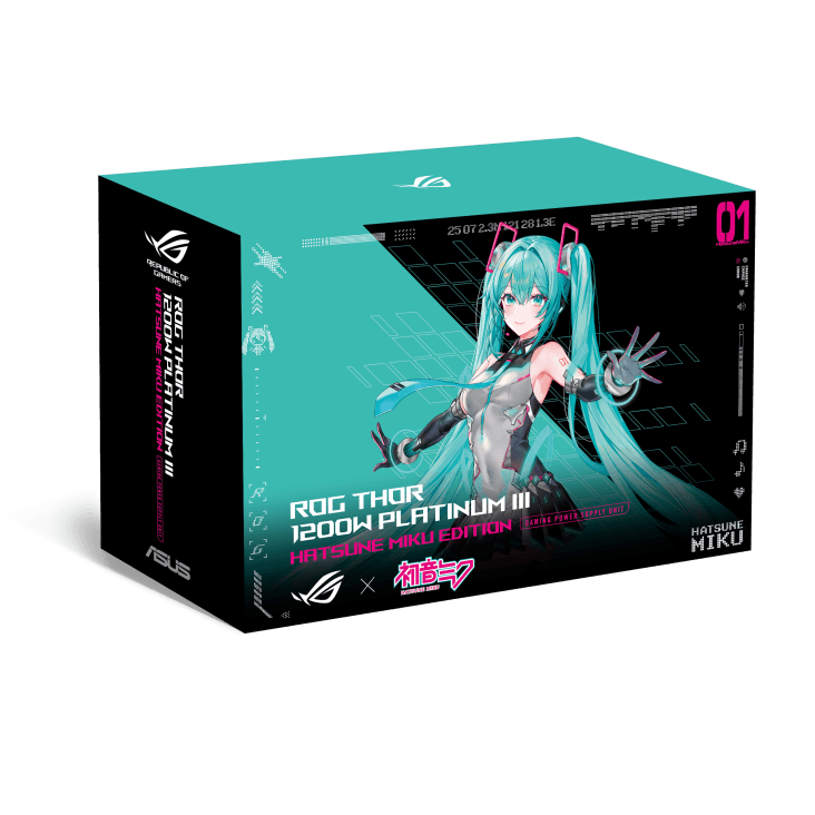 Asus ROG Thor 1200W Platinum III Hatsune Miku Edition, ATX 3.1