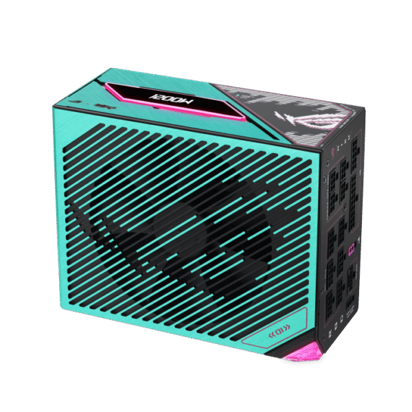 Asus ROG Thor 1200W Platinum III Hatsune Miku Edition, ATX 3.1 Fully Modular PSU, GaN MOSFET, Magnetic OLED, 0dB, Cybenetics Platinum/A++ - ROG-THOR-1200P3-MIKU