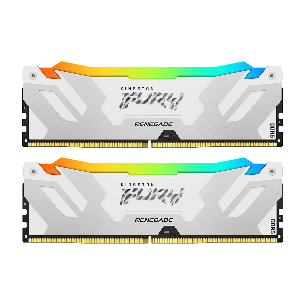 Kingston FURY KF564C32RWAK2-32 White DDR5-6400 CL32 32GB (2x16GB) Desktop Memory – KF564C32RWA...