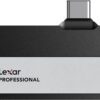 Lexar Professional Go Portable SSD 1TB USB 3.2 Gen 2 1050MB/s Read 1000MB/s Write Silver IP65 - LSL400X001T-RNSNG