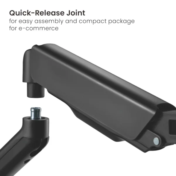 Brateck LDT46 Dual Spring-Assisted Mechanical Monitor Arm 17-32 Inch up to 9kg Per Screen - Brateck-LDT46-C024E