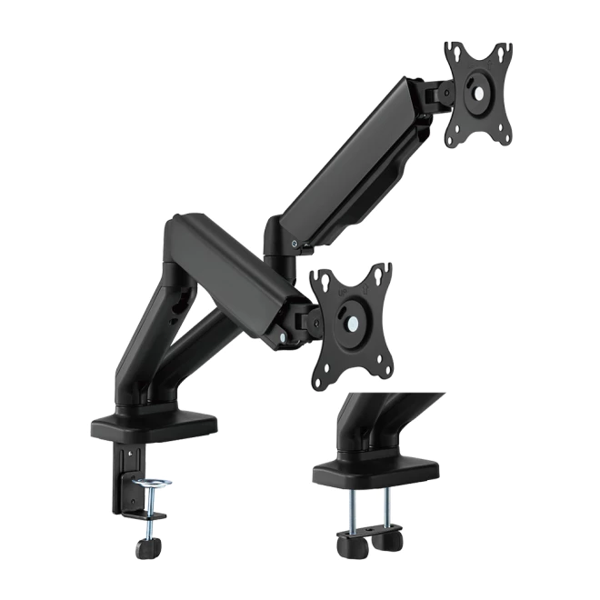 Brateck LDT46 Dual Spring-Assisted Mechanical Monitor Arm 17-32 Inch up to 9kg Per Screen – Br...