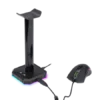 Redragon Scepter Pro RGB Headset Stand 4 USB 2.0 Ports 10 Lighting Modes - Redragon SCEPTER PRO RD HA300