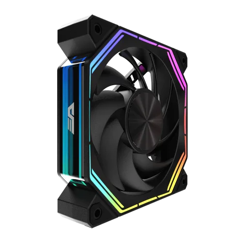 Darkflash Infinity 34R Reverse Blade Black 120mm ARGB Magnetic Fan 2000RPM - Darkflash Infinity 34R Reverse Black
