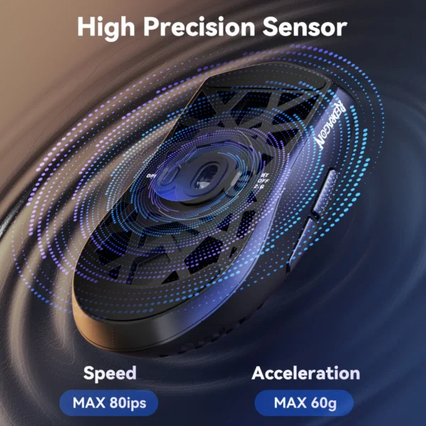 Redragon Astrolabe Lite White Tri-Mode Honeycomb Gaming Mouse 10000 DPI - Redragon ASTROLABE LITE RD M725W-LIT