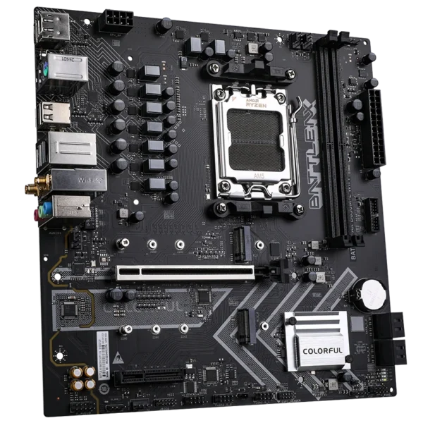 Colorful Battle-Ax B650M-E WIFI V14 AMD B650 Micro-ATX Motherboard DDR5 WiFi 6 - COLORFUL BATTLE-AX B650M-E WIFI V14
