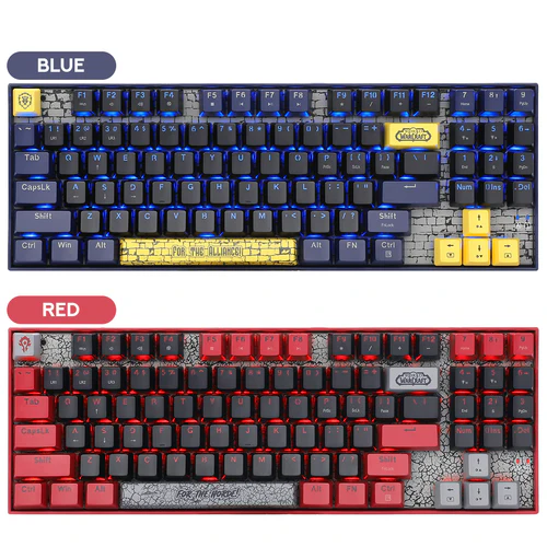 Redragon WoW Edition 80% Mechanical Keyboard 89 Keys Wired Anti-Ghosting – YGM1...