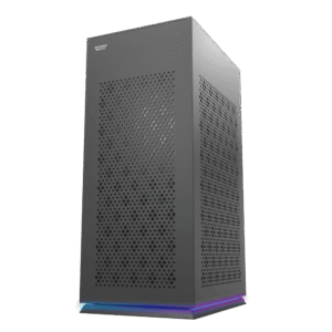 Darkflash DLH21 Black Mini-ITX Vertical Mesh Tower Case with ARGB Lighting - Darkflash DLH21 Black