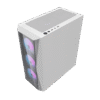 Darkflash DK352 Plus White ATX Tempered Glass Front Gaming Case with 4 ARGB Fans - Darkflash DK352 Plus White