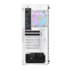 Darkflash DK351 White ATX Gaming Case Tempered Glass with 4 ARGB Fans - Darkflash DK351 White