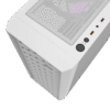Darkflash DK351 White ATX Gaming Case Tempered Glass with 4 ARGB Fans - Darkflash DK351 White