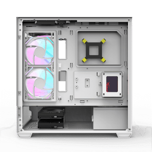 202403010010744 Darkflash DS900 Air White ATX Mid-Tower Panoramic Tempered Glass Mesh High Airflow Case - Darkflash DS900 Air White