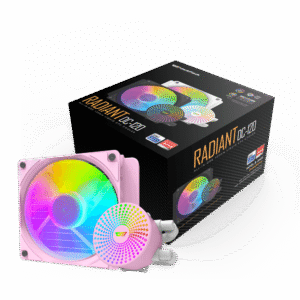Darkflash Radiant DC120 Pink 120mm AIO Liquid CPU Cooler ARGB - Darkflash Radiant DC120 Pink