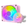 Darkflash Radiant DC120 Pink 120mm AIO Liquid CPU Cooler ARGB - Darkflash Radiant DC120 Pink