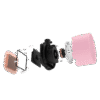 Darkflash Radiant DC120 Pink 120mm AIO Liquid CPU Cooler ARGB - Darkflash Radiant DC120 Pink