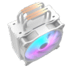 Darkflash Darkair ARGB White CPU Air Cooler Dual Fan Hydro Bearing - Darkflash Darkair ARGB White