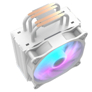 Darkflash Darkair ARGB White CPU Air Cooler Dual Fan Hydro Bearing - Darkflash Darkair ARGB White