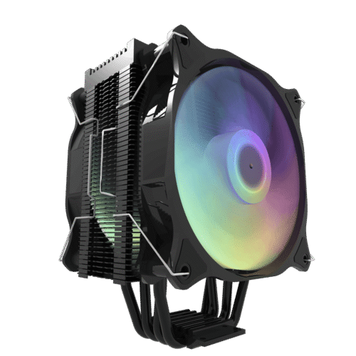 Darkflash Darkair Plus Black ARGB CPU Air Cooler Dual Fan Hydro Bearing - Darkflash Darkair Plus Black
