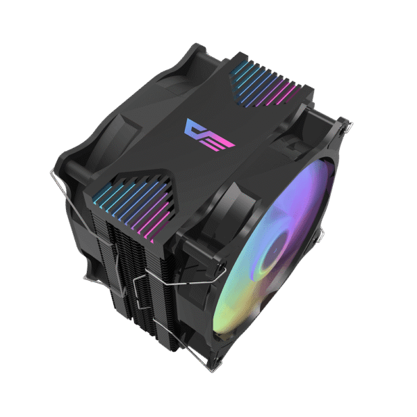 Darkflash Darkair Plus Black ARGB CPU Air Cooler Dual Fan Hydro Bearing - Darkflash Darkair Plus Black