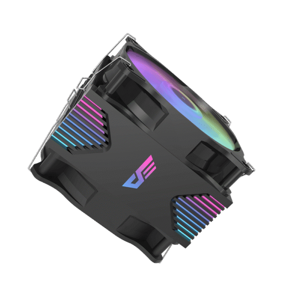 Darkflash Darkair Plus Black ARGB CPU Air Cooler Dual Fan Hydro Bearing - Darkflash Darkair Plus Black