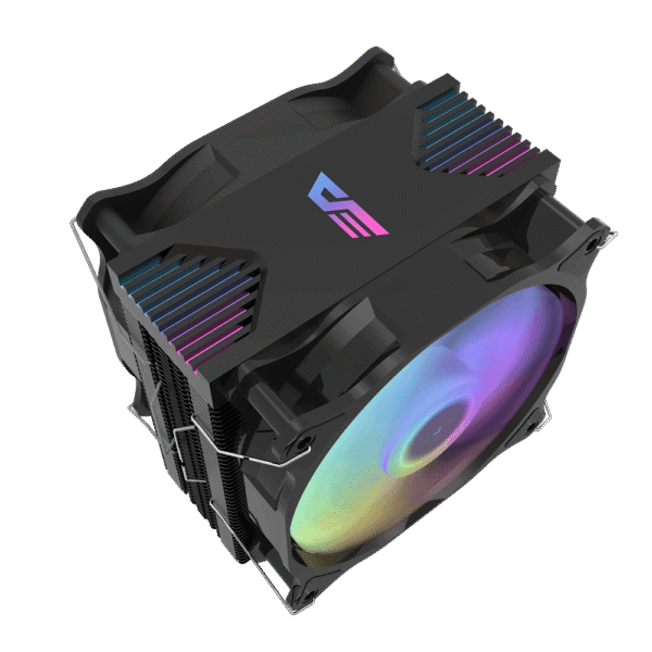 Darkflash Darkair Plus Black ARGB CPU Air Cooler Dual Fan Hydro Bearing - Darkflash Darkair Plus Black