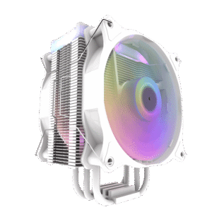 Darkflash Darkair Plus White ARGB CPU Air Cooler Dual Fan Hydro Bearing - Darkflash Darkair Plus White