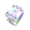 Darkflash Darkair Plus White ARGB CPU Air Cooler Dual Fan Hydro Bearing - Darkflash Darkair Plus White