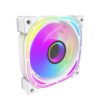 Darkflash Infinity 24R Reverse Blade 120mm ARGB Fan White 65CFM - Darkflash Infinity 24R Reverse White