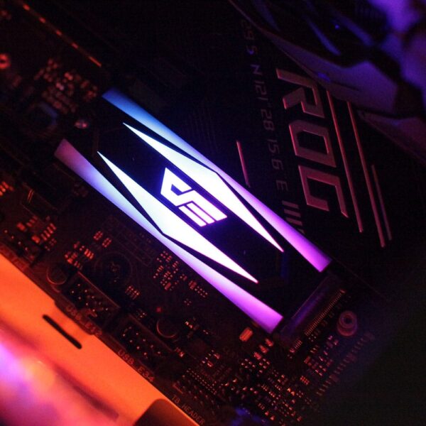 Darkflash DM2 M.2 SSD Heatspreader Passive Cooling ARGB Aluminum 2280 - Darkflash DM2