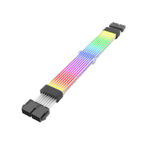 Darkflash LG02 6+2 Pin ARGB GPU Extension Cable Black 7A 300V - Darkflash LG02