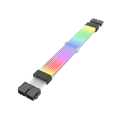 Darkflash LG02 6+2 Pin ARGB GPU Extension Cable Black 7A 300V - Darkflash LG02