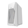 202403080017792 Darkflash DK150 White ATX Gaming Case Tempered Glass with 3 Rainbow Fans - Darkflash DK150 White