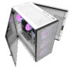 202403080018872 Darkflash DLX21 M-ATX Compact Case with Tempered Glass and Mesh Front - Darkflash DLX21 White
