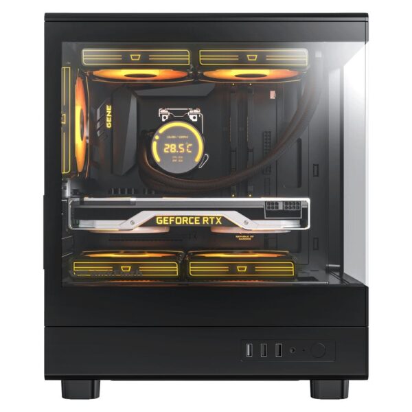202405140020498 Darkflash DB330M Black mATX Panoramic Tempered Glass Gaming Case USB 3.0 - Darkflash DB330M Black