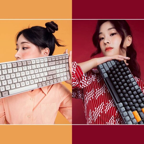 Darkflash GD100 Mechanical Keyboard 100 Keys Dual-Mode PBT Hot-Swap Brown Sugar - Darkflash GD100