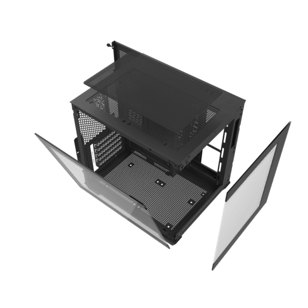 Darkflash A275 Black ITX Mini Tower PC Case Tempered Glass USB 3.0 - Darkflash A275 Black