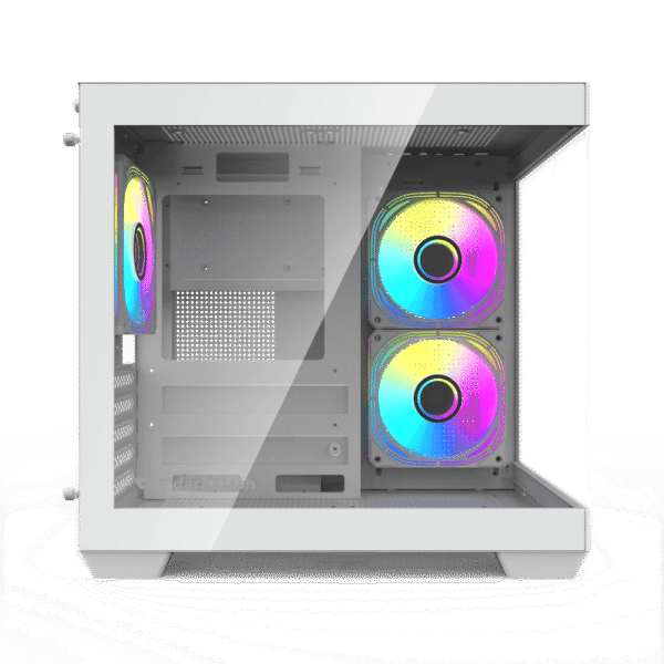 202412160027540 Darkflash A275 White ITX Mini Tower PC Case Tempered Glass 240mm Radiator - Darkflash A275 White