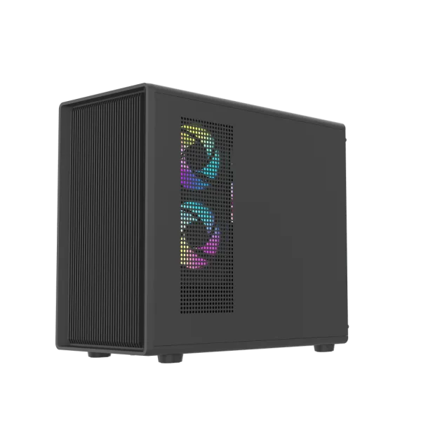 202501140029302 Darkflash DB460M Black mATX Mesh Gaming Case 360mm Rad Support - Darkflash DB460M Black