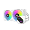 Darkflash Explore DO-240 White AIO Liquid Cooler LCD Display 240mm ARGB - Darkflash Explore DO-240 White