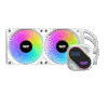 Darkflash Explore DO-240 White AIO Liquid Cooler LCD Display 240mm ARGB - Darkflash Explore DO-240 White