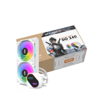 Darkflash Explore DO-240 White AIO Liquid Cooler LCD Display 240mm ARGB - Darkflash Explore DO-240 White